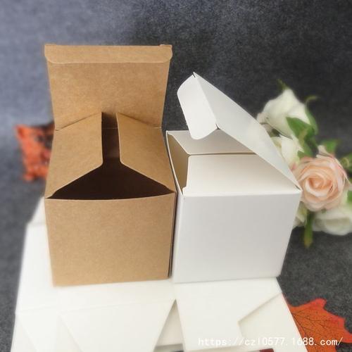 牛皮翻盖纸盒7x7x7cm 专业纸制品包装厂家的现货之选